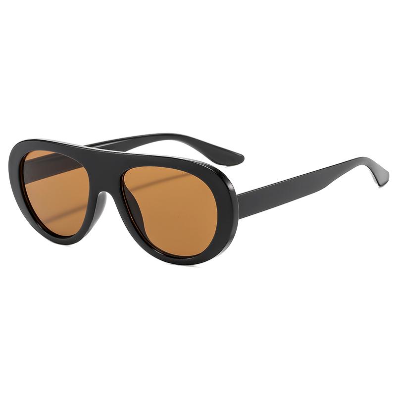 Vintage Luxury Brand Designer Oversized Pilot Sunglasses Women For Men Shades Big Frame Windproof Popular Punk Sun Glasses Uv400