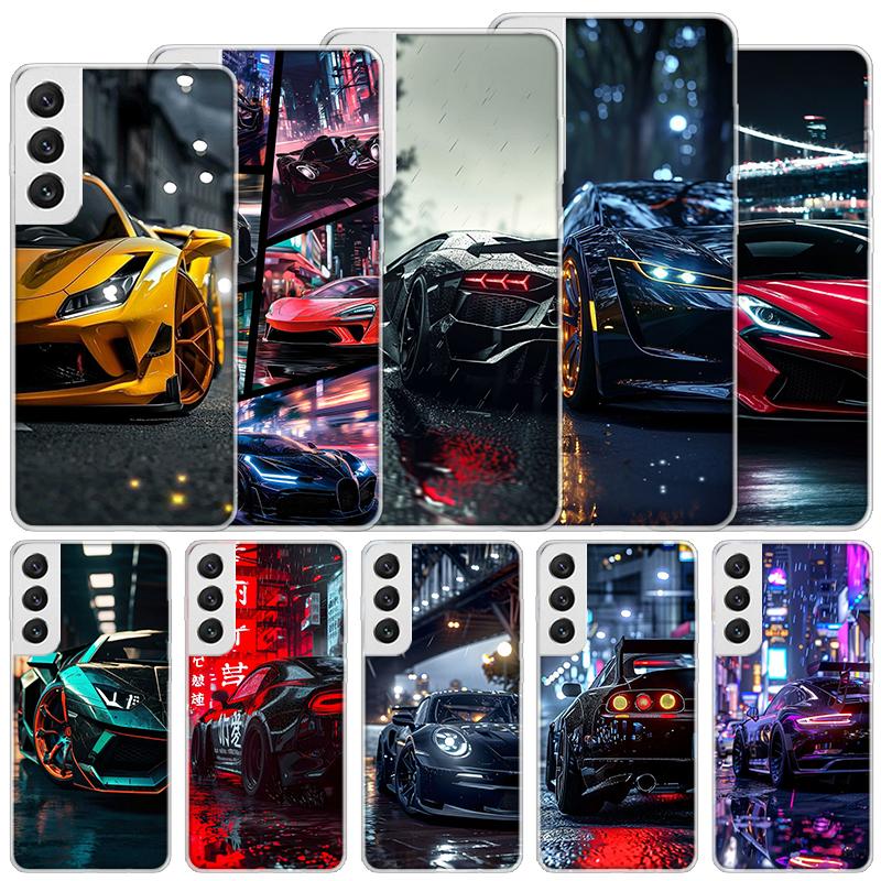 Крутой Мужской Мужчины Спортивные Машины Мягкий Чехол Для Samsung Galaxy S25 S24 S23 S22 Ultra Чехол Для Телефона S21 S20 FE S10 Plus S10E S25U Funda Coq