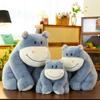 Cute Cute Hippo Plush Toy Cartoon Sitting Posture Forest Animal Doll Children Sleeping with Pillow