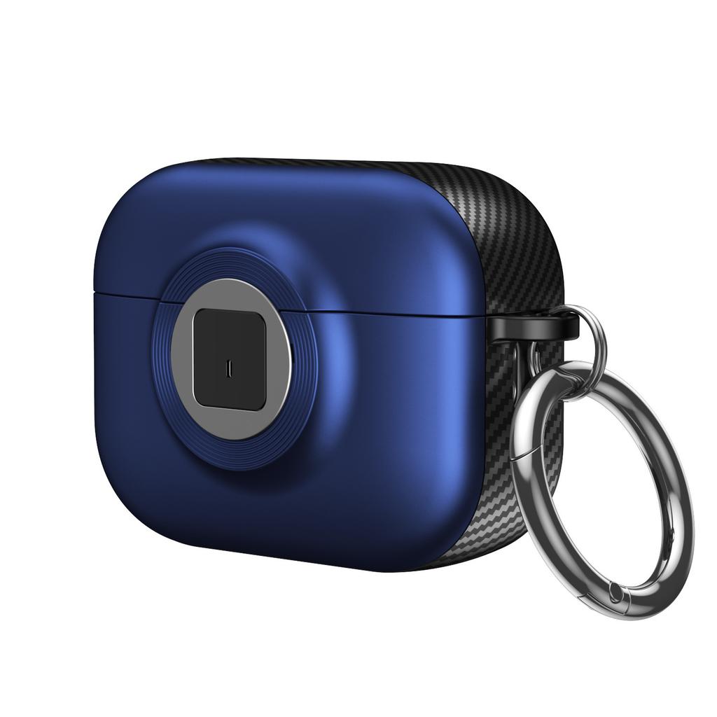 Подходящий защитный чехол для AirPods 4 чехол для беспроводной Bluetooth-гарнитуры Apple креативный замок камера airpodspro2