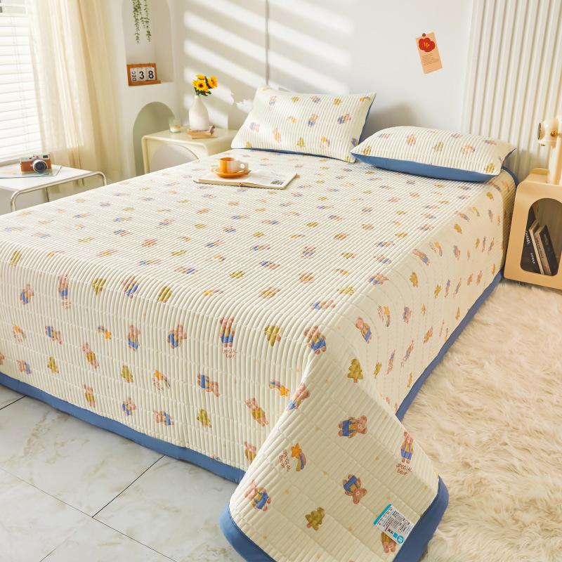 Покрывало для стирки, хлопково-льняная юбка, кружевные покрывала, студенческое общежитие, матрас с татами, нескользящий чехол, тонкое одеяло, четыре сезона