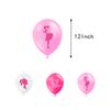32pcs Pink Girl Party Decorations Include Banner Cake Toppers Latex Balloons