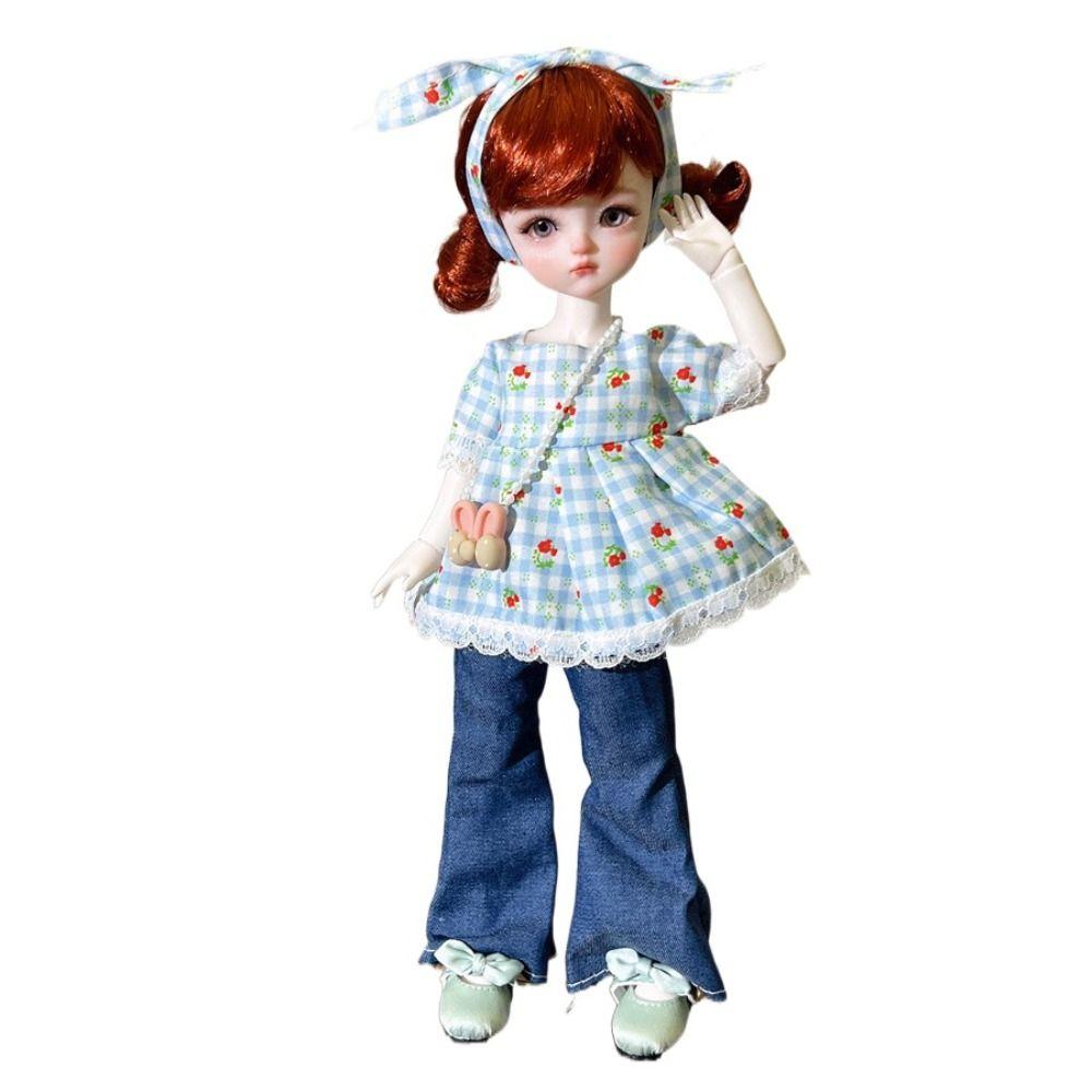 Pretty 1/6 BJD Doll Outfit Set Cute Girl Toy Gift Trendy Doll Accessories  (No Dolls and Shoes)