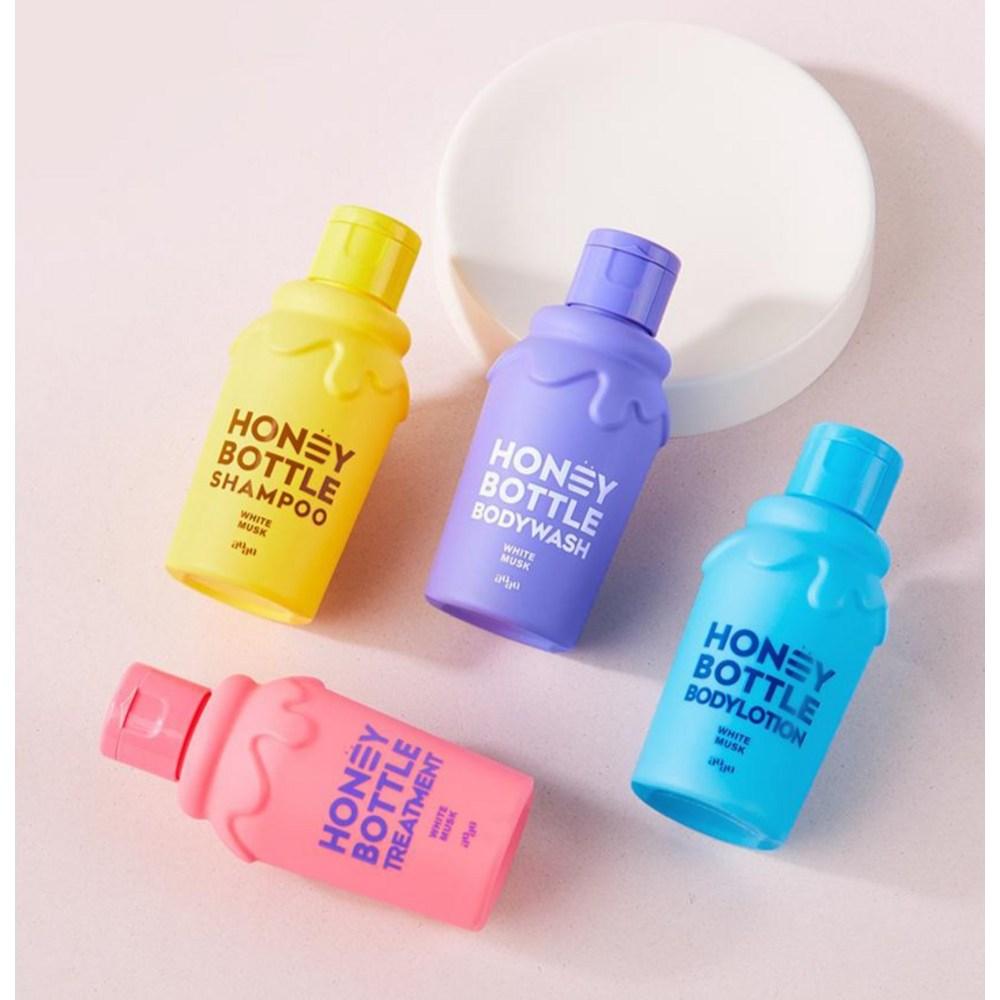 Are You Are You Набор для путешествий Honey Bottle Аромат древесного мускуса Уход за волосами и телом, 1 набор