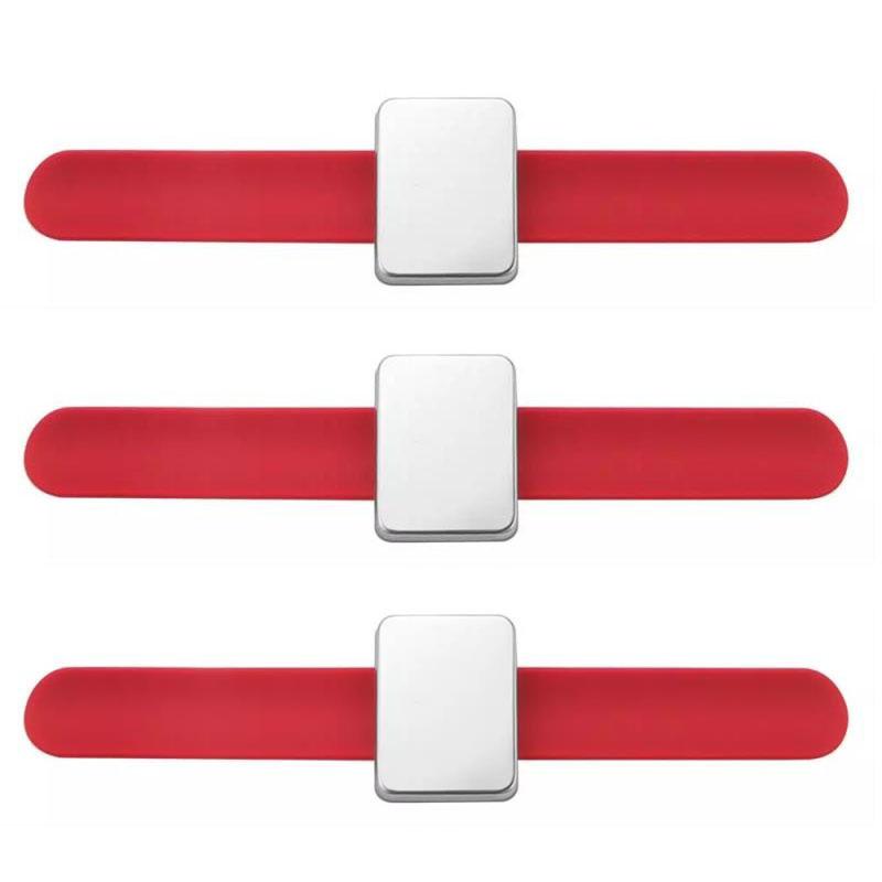 Portable Magnetic Sewing Needle Pad Safety Silicone Wristband Needle Pad Clip Suitable for DIY Sewing Needle Hair Clip Tools