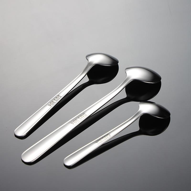 Обычная ложка для приправ из нержавеющей стали 304, упакованная и прессованная решетка для приправ, маленькая ложка, мини-десерт, подарочная ложка для сахара