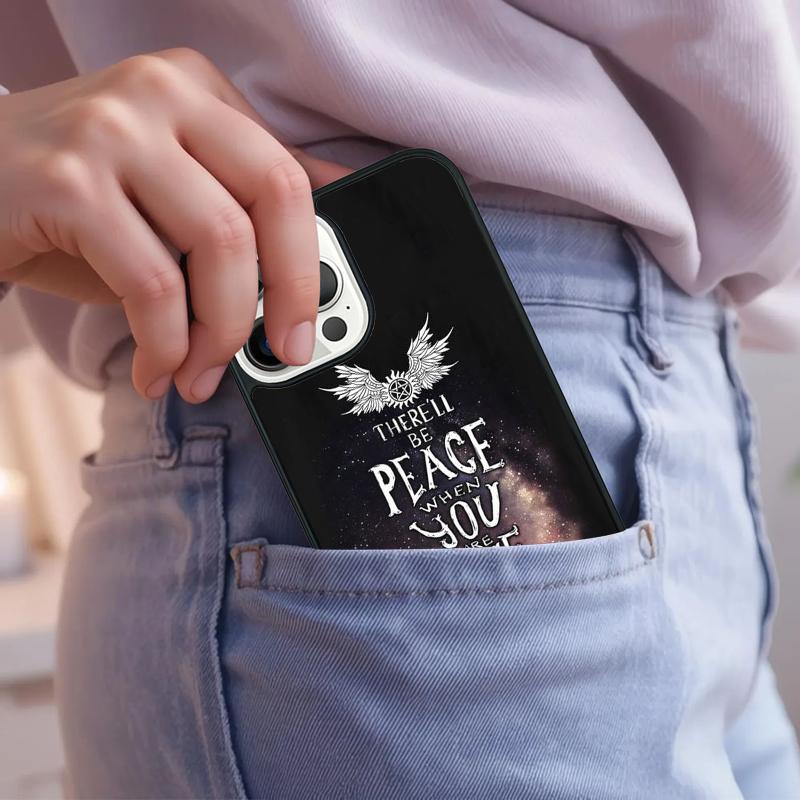 Supernatural TV Show print Phone Case For iPhone 17 Air 15 16e 14 13 Pro Max Coque 12 11 Pro Max PLUS cover