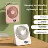Portable Desk Fan Rechargeable 1200mAh Battery Operated Standing Fan with Digital Display Ultra-Quiet Foldable Desktop Fan