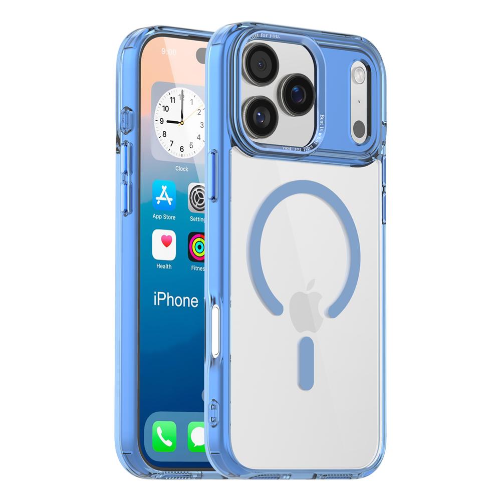 For Magsafe Wireless Charge Shockproof Armor Clear Case For iPhone 17 16 15 14 13 12 11 Pro Max Plus Magnetic Transparent Cover