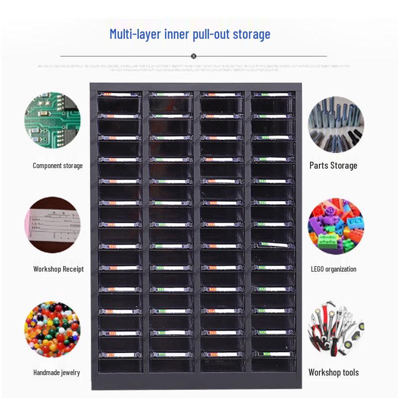 JunDingYing Reinforced 200-Drawer Parts Storage Cabinet