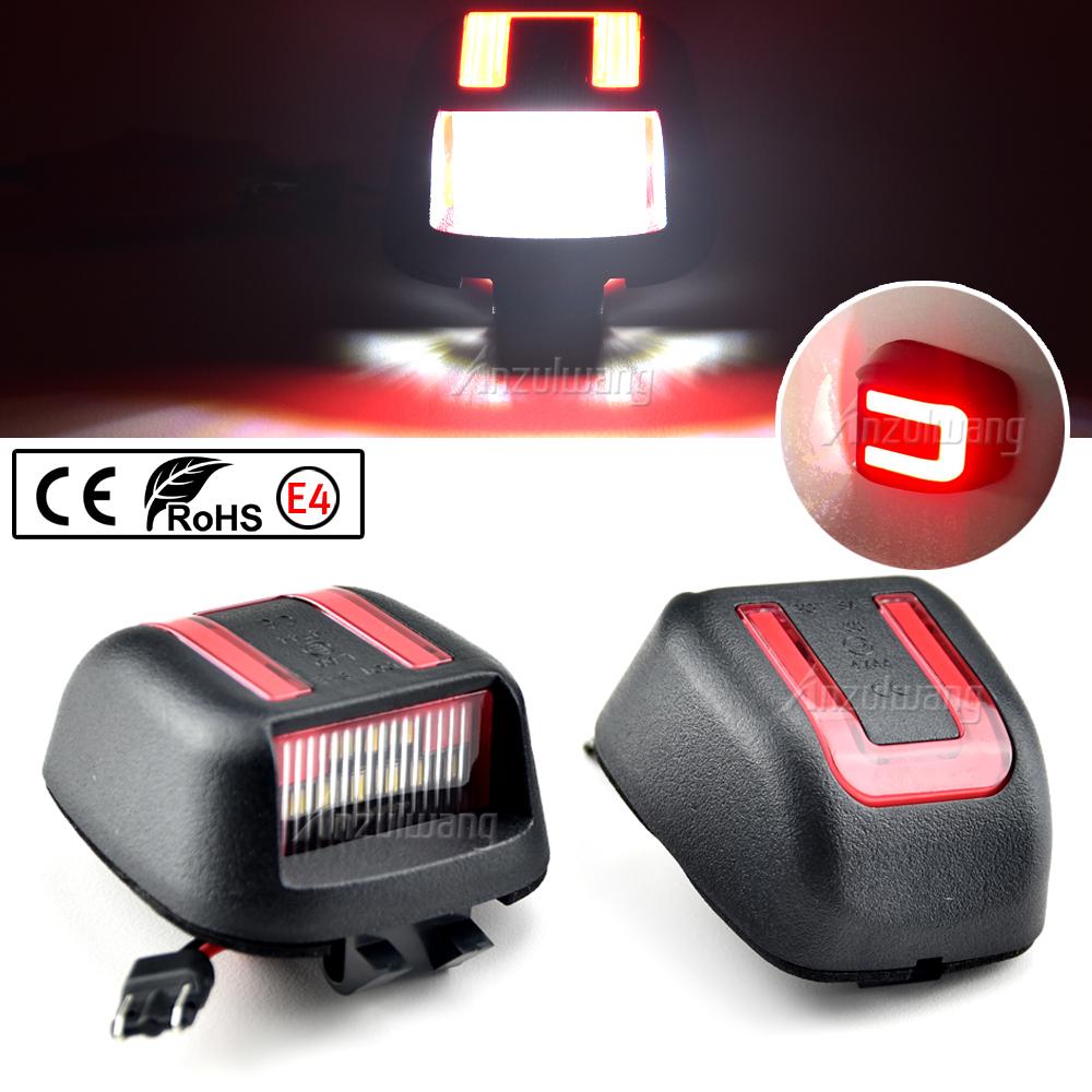 2 шт., белые 15SMD светодиодные лампы освещения номерного знака автомобиля для Nissan Navara D40 Frontier Armada Titan Xterra Suzuki