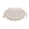 Premium Shell Small Bag Women's 2025 Autumn New Pearl Handbag Fashionable and Simple Shoulder Messenger Bag