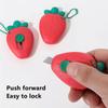 1/3Pcs Cute Portable Mini Avocado Strawberry Carrot Art Utility Knife Express Box Knife Paper Cutter Craft Wrapping Tools