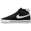 Кроссовки Court Legacy Canvas Mid 'Черный Белый' DD0162-001