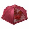 Umbrella Shape Food Cover Breathable Mesh Dining Table Dish Tent Pop-Up Mesh Screen  Kitchen Use