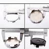 Carbon Fiber Weave No Logo Car Wheel Center Caps T75 K60 R60 56MM Wheels Hub Cap Rim Hubcaps Dust Cover Replace Car Accessories