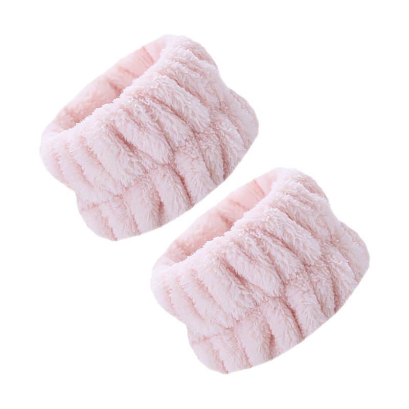 1 пара женских браслетов для йоги, бега и мытья лица, повязка из микрофибры, впитывающая влагу