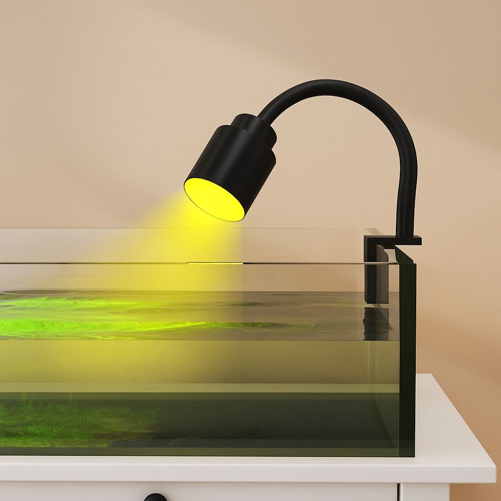 Супертонкий USB светильник для аквариума Водонепроницаемый 3 Вт Мощность Освещение для водных растений Вращение на 360 градусов Светильник для аквариума Украшение для аквариума