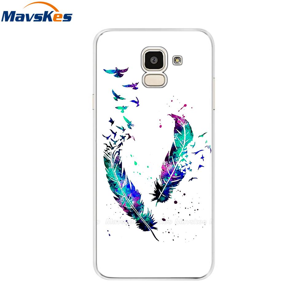 Чехол для Samsung Galaxy J6 2018 Мягкая задняя крышка из ТПУ-силикона sДля Coque Fundas Samsung J6 2018 J6 Plus 2018 Мягкие чехлы для телефона