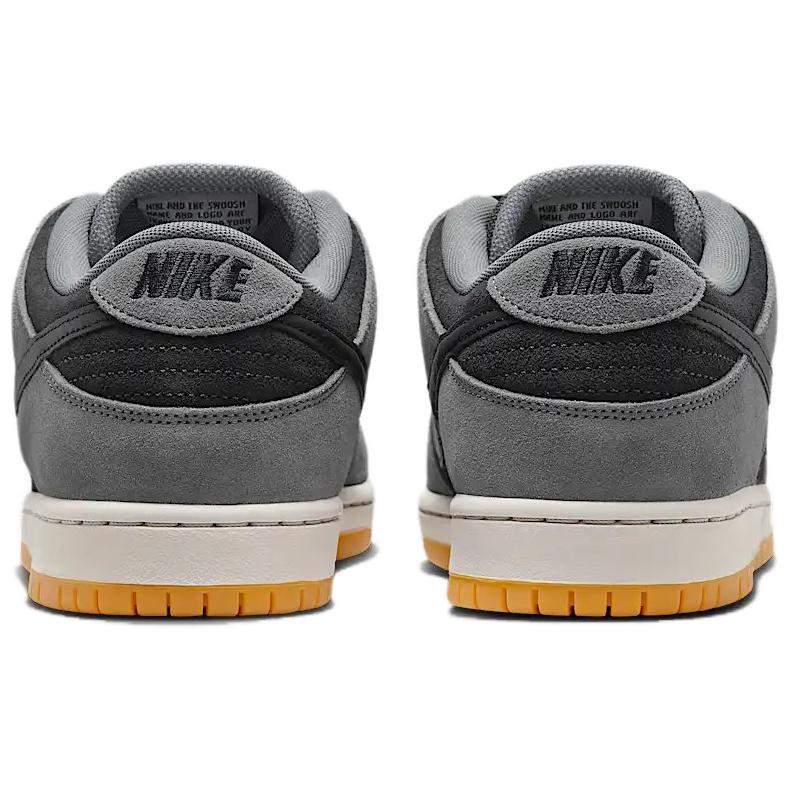 Nike Кроссовки унисекс Dunk Low SB Dark Smoke Grey Black Photon-Dust Gum-Light-Brown HF3063-001
