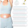 100pcs Castor Oil Belly Button Patch - Self-Adhesive Disposable Castor Oil Patches for Belly Button, Organic Highly Absor