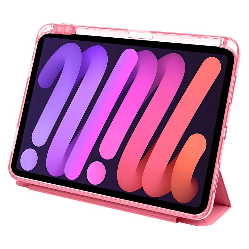 Для iPad A16 11 10 12-го поколения iPad Pro Air 8 7 6 5 4 3 11 13 12.9 " M5 M4 M3 M2 PU Тройной Акриловый Чехол с Держателем для Карандаша
