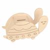 Turtle Wooden Money Box - 18.5 X 7 X 13 Cm
