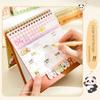Coil 2026 Desk Calendar Capybara/Panda Schedule Planner Mini Calendar  Office School Supplies