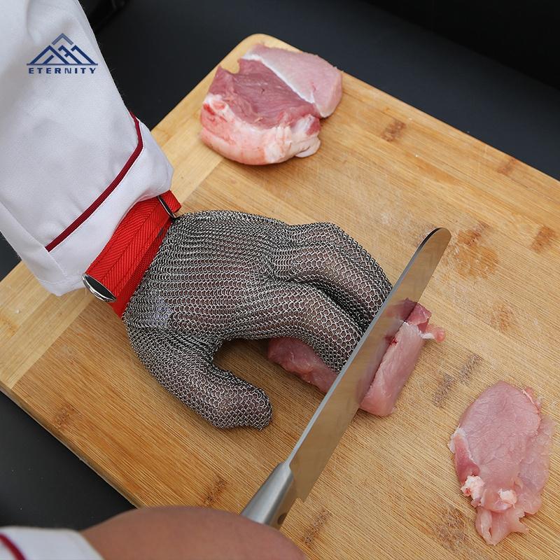 Safety Cut Knife Proof Stab Resistant Stainless Steel Wire Metal Mesh Glove for Germany Butchers