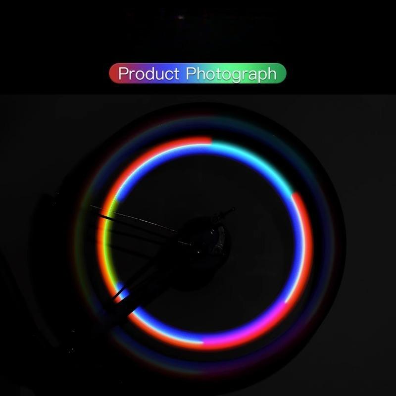 Bicycle Spoke Tire Flashing Light Night Warning Night Riding Light