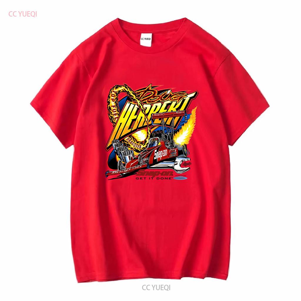 Винтажная футболка Snap On Doug Herbert Top Fuel Dragster Редкая 2006 года винтаж Постиранная уличная одежда Топ для повседневной носки Растянутый