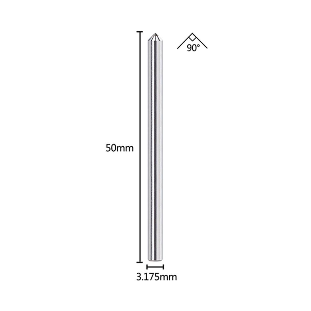 3,175 мм Гравировальный Бит Резьба Фрезерный ЧПУ Алмазная Точка