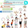 100Pcs/set Straw Constructor Toys Building Toys Straws and Connectors Building Sets Colorful Motor Skills Educational Toy Gift