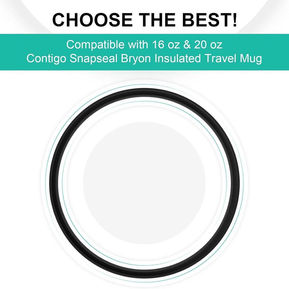 Universal Mug Sealing Ring Travel Mug Travel Mug Gasket Replacement Rubber Lid Seals for Contigo