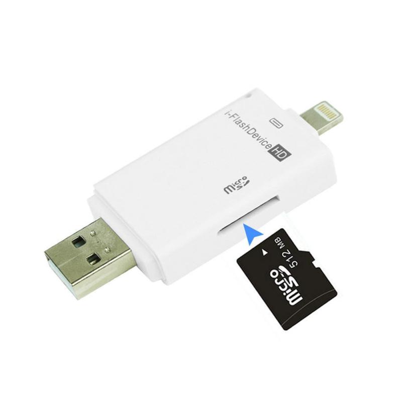 USB-накопитель OTG SD TF-кардридер для Iphone и Ipad