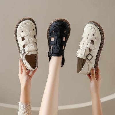 Две повседневные туфли с выемками, женские летние и осенние, мягкие дышащие сандалии с отверстиями, туфли Mori Lazy Shoes, женские, модные женские туфли