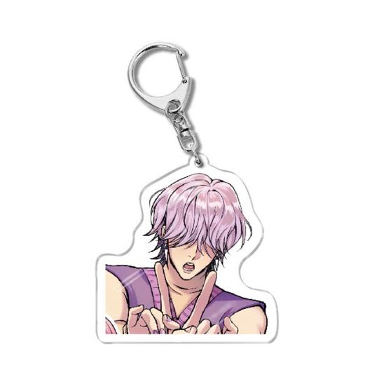 Корейский Поп Мультфильм Шарм Акриловый Аниме Персонаж Мальчик Тигр Брелок Шарм Милый Шарм для Сумки Рюкзака