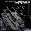 For Xiaomi Poco X7 5G/Redmi Turbo 4 Pro 5G Case Compatible with MagSafe Military Protection PC+TPU Kickstand Phone Cover