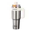 OLOEY Insulated Ceramic Thermos with Straw