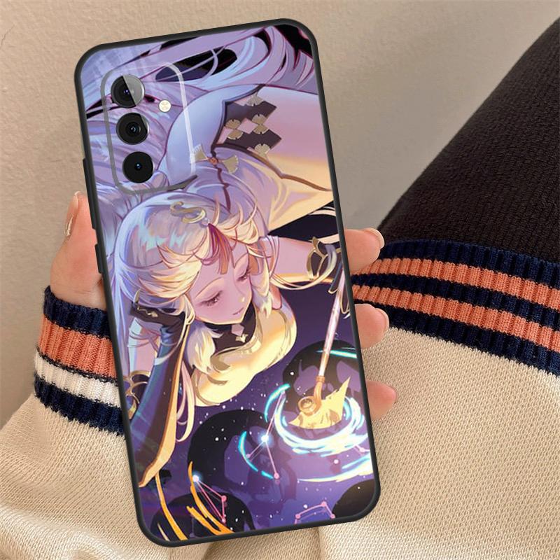 Чехол Ningguang Genshin Impact для Samsung Galaxy A54 A34 A24 A14 A12 A22 A32 A52 A51 A71 A13 A23 A33 A53 A73