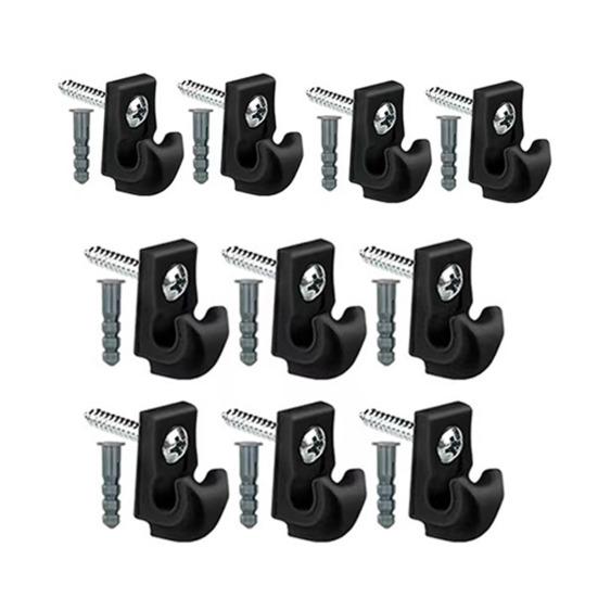 Пластиковый крючок для гирлянды Легкая установка Крючки-подвески для рождественских огней Атмосферостойкий Защищенный от ржавчины Настенное крепление