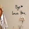 Love You Bye Wooden Sign Wall Decoration Sign Family Entryway Decor Above Door