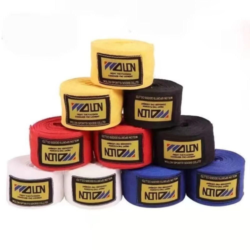 1Pair Wrist Boxing Bandage Sanda Kick Sports Strap Durable Hand Wraps Belt