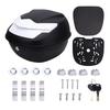 39L Motorcycle Top Case Waterproofing Luggage Storage Trunk Tail Box with 2 Keys Universal for Scooter