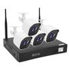 Комплект видеорегистратора WiFi, 8 каналов, NVR, удаленный просмотр, 1080P, водонепроницаемый, для домашней безопасности AC 100?240VUS