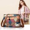 Women's Shoulder Bag Contrast Color Small Bag Stitching Multi-Layer Bag Female Crossbody Bag Mother's Bag Mobile Phone Bag