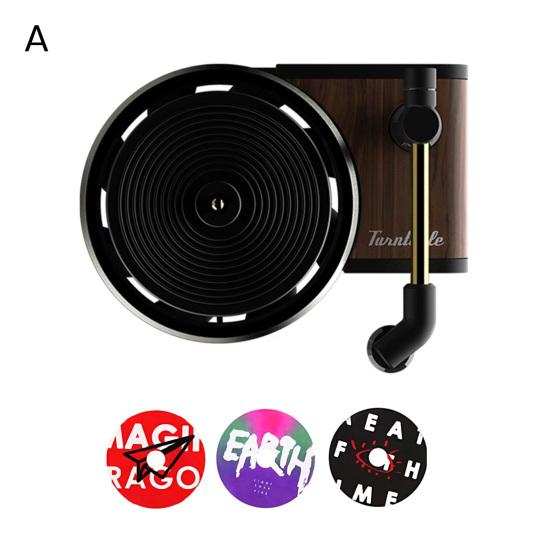 Record Player Car Air Freshener Aroma Diffuser Compact Size Easy To Install Intelligent Car Interior Aroma Device Vent Clip