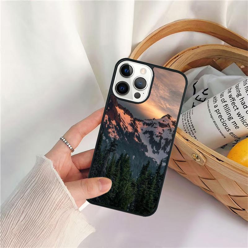 Аниме Природный Пейзаж Чехол для Телефона Для iPhone 17 Air 16 15 14 11 12 13 Pro MAX Plus coque Чехол Оболочка