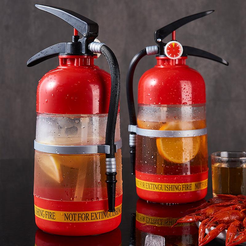Beer Barrel Fire Extinguisher Wine Cannon Draft Beer Machine Beverage Barrel Dispenser Family Creative Water Dispenser