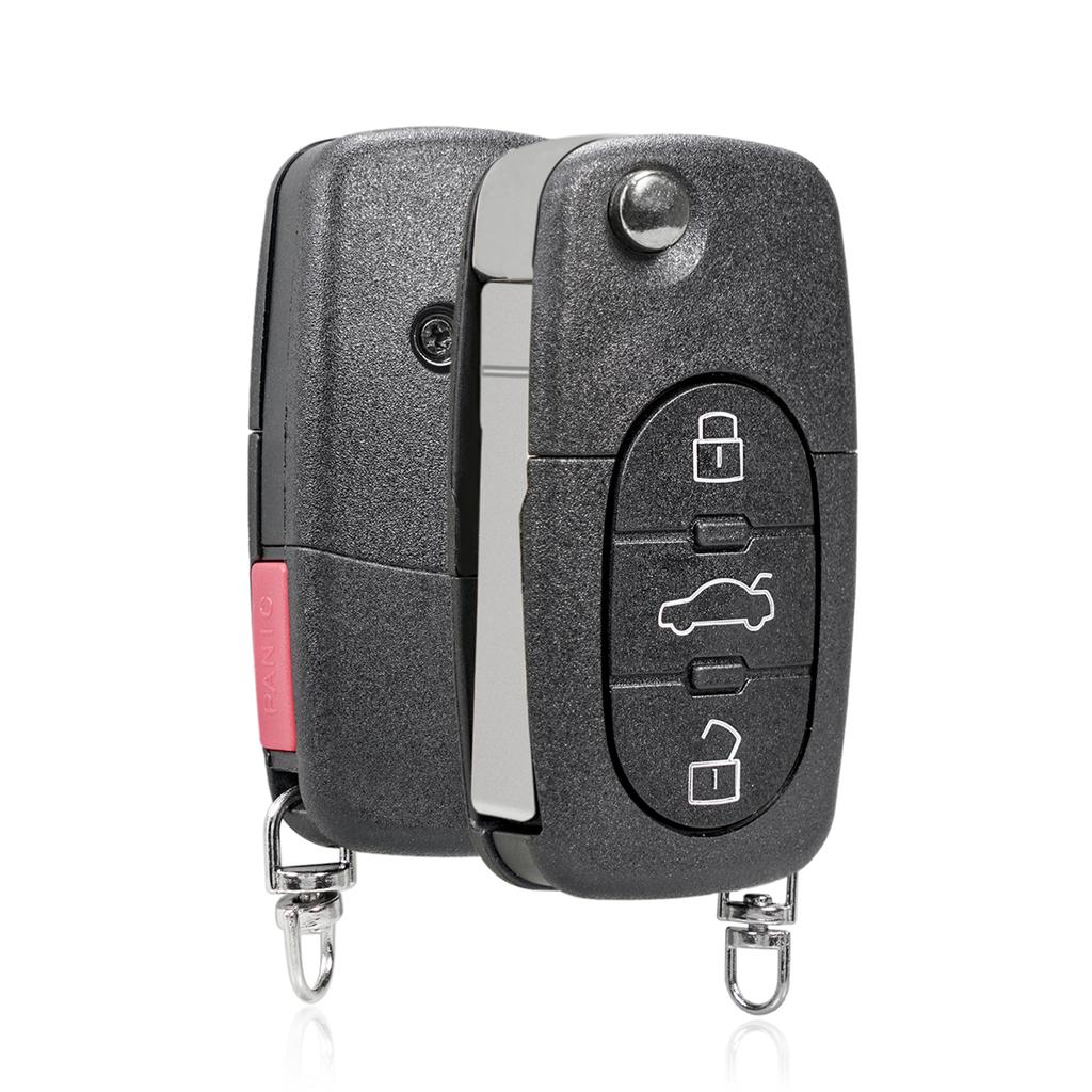 315Mhz 3+1Buttons Car Remote Key with ID48 Chip /4D0837231M Fit for A4 / S4 / A6 / A8 / TT 1997-2005